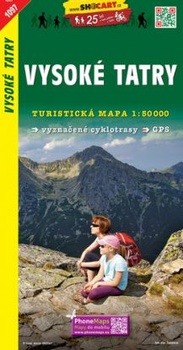 obálka: Vysoké Tatry 1:50 000
