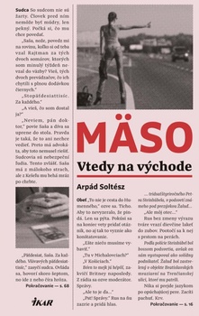 obálka: Mäso - Vtedy na východe