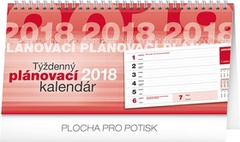 obálka: Plánovací kalendár riadkový - stolový kalendár 2018