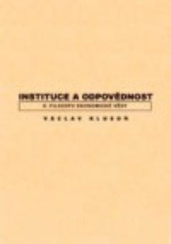 obálka: INSTITUCE A ODPOVEDNOST