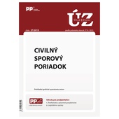 obálka: UZZ 27/2015 Civilný sporový poriadok