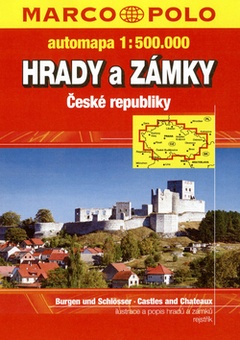 obálka: Hrady a zámky České republiky 1:500 000 automapa