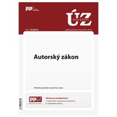 obálka: UZZ 33/2015 Autorský zákon