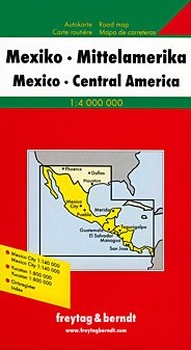 obálka: Mexiko · Stredná Amerika 1:4 000 000 automapa