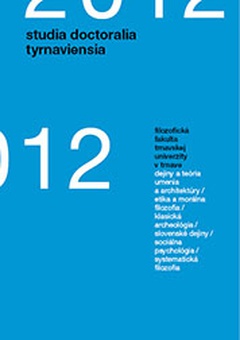 obálka: Studia doctoralia Tyrnaviensia 2012