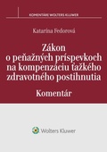 obálka: Zákon o peňažných príspevkoch na kompenzáciu ťažkého zdravotného postihnutia