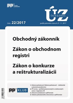 obálka: Úplne znenia zákonov 22-2017