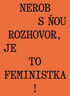 obálka: Nerob s ňou rozhovor, je to feministka!
