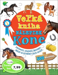 obálka: Veľká kniha nálepiek Kone