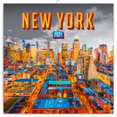 obálka: Poznámkový kalendář New York 2021