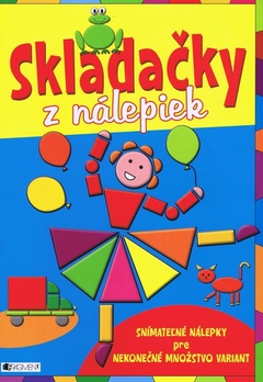 obálka: Skladačky z nálepiek – modrý zošit