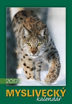 obálka: Myslivecký kalendář 2017 - nástěnný kalendář