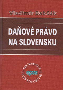 obálka: Daňové právo na Slovensku