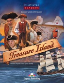 obálka: ILLUSTRATED READERS - TREASURE ISLAND + CD - LEVEL 2
