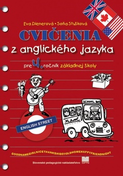 obálka: Cvičenia z anglického jazyka pre 4. ročník základnej školy