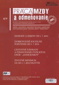 obálka: Práca, mzdy a odmeňovanie 7/2014
