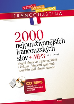 obálka: 2000 nejpoužívanějších francouzských slov + CD MP3