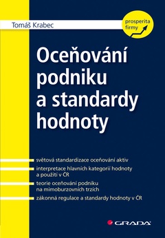 obálka: Oceňování podniku a standardy hodnoty