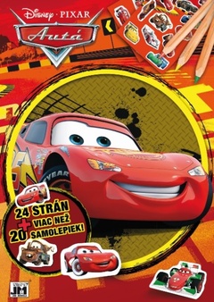 obálka: Autá - 24 strán + viac než 20 samolepiek! A4