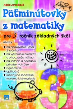obálka: Päťminútovky z matematiky pre 3. ročník základných škôl