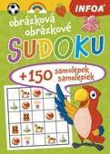 obálka: Obrázkové sudoku + 150 samolepiek ( zelený zošit )