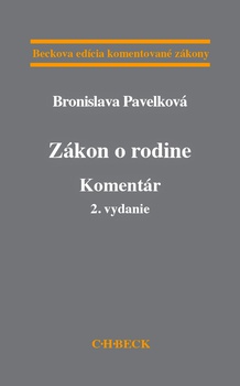 obálka: Zákon o rodine. Komentár 2. vydanie