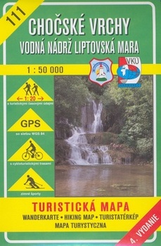 obálka: Chočské vrchy Vodná nádrž Liptovská Mara 1:50 000