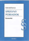 obálka: SPRÁVNY PORIADOK KOMENTÁR