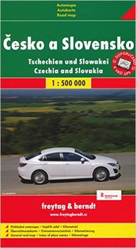 obálka: Autoatlas Česko a Slovensko 1:500 000