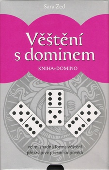 obálka: Věštění s dominem (kniha + domino)