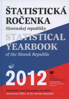 obálka: Štatistická ročenka Slovenskej republiky 2012