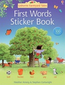 obálka: First words sticker book