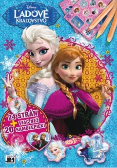 obálka: Ľadové kráľovstvo - 24 strán + viac než 20 samolepiek! A4