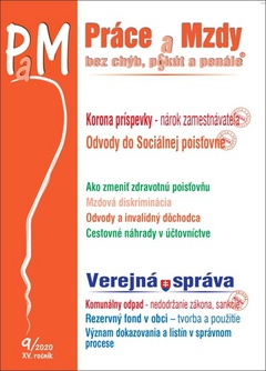 obálka: Práce a mzdy bez chýb, pokút a penále 9/2020