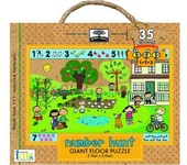 obálka: Green Start Giant Floor Puzzles Number Hunt