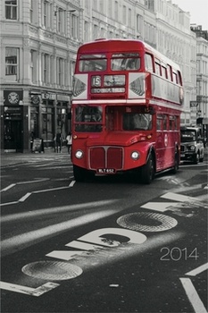 obálka: Londýn Jakub Kasl diář 2014