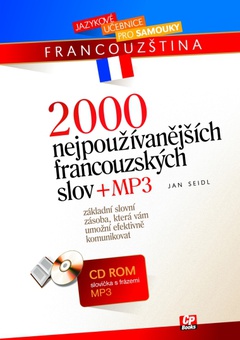 obálka: 2000 nejpoužívanějších francouzských slov + MP3