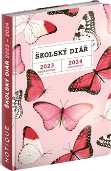 obálka: Školský diár 2023/2024 - Motýliky