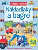 obálka: Nákladiaky a bagre - Kniha plná samolepiek