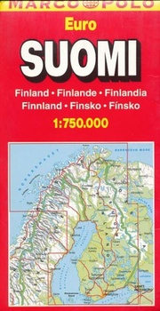 obálka: Fínsko 1:750 000 automapa