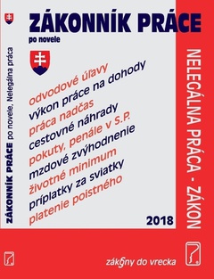 obálka: Zákonník práce po novele 2018