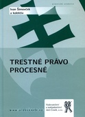 obálka: Trestné právo procesné