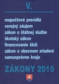 obálka: Zákony V/2015