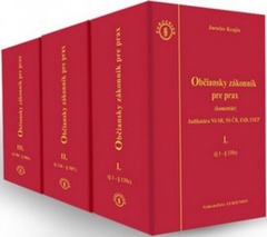 obálka: Občiansky zákonník pre prax- Komentár (3 zväzky
