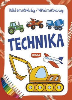 obálka: Velké omalovánky / Veľké maľovanky - Technika