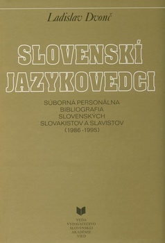 obálka: SLOVENSKÍ JAZYKOVEDCI (1986-1995)