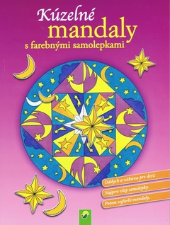 obálka: Kúzelné mandaly s farebnými samolepkami (fialová)