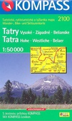 obálka: Tatry Vysoké,  Západné,  Belianské 1:50 000