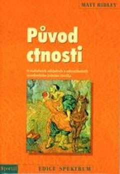 obálka: Původ ctnosti