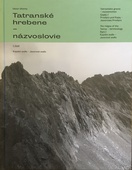 obálka: Tatranské hrebene - názvoslovie